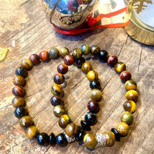 Charger l'image dans la galerie, Bracelet - Œil de Faucon, Œil de Faucon et Œil de Tigre