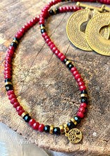 Charger l'image dans la galerie, collier en Grenat et Tourmaline
