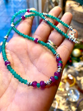 Charger l'image dans la galerie, Collier - Rubis et Émeraude