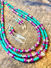 Charger l'image dans la galerie, Collier - Rubis et Émeraude