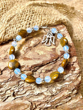 Charger l&#39;image dans la galerie, Bracelet - Œil de tigre et Opalite
