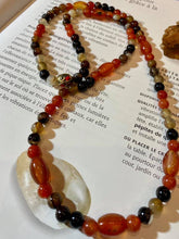 Charger l&#39;image dans la galerie, collier en Agate brune et la Cornaline
