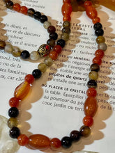 Charger l&#39;image dans la galerie, collier en Agate brune et la Cornaline
