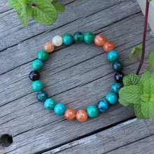 Charger l'image dans la galerie, Ensemble Mala de 108 perles et son bracelet chysocolle , onyx
