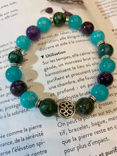 Charger l&#39;image dans la galerie, Bracelets améthyste , le Jaspe vert et L’amazonite
