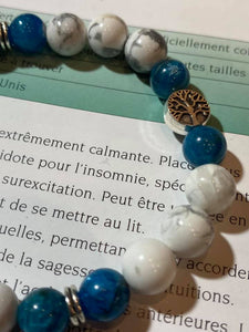 Bracelets Apatite et Howlite