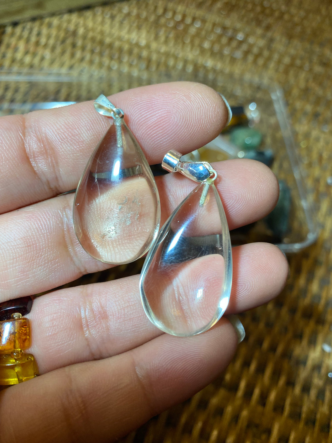 Pendentif Goutte Citrine